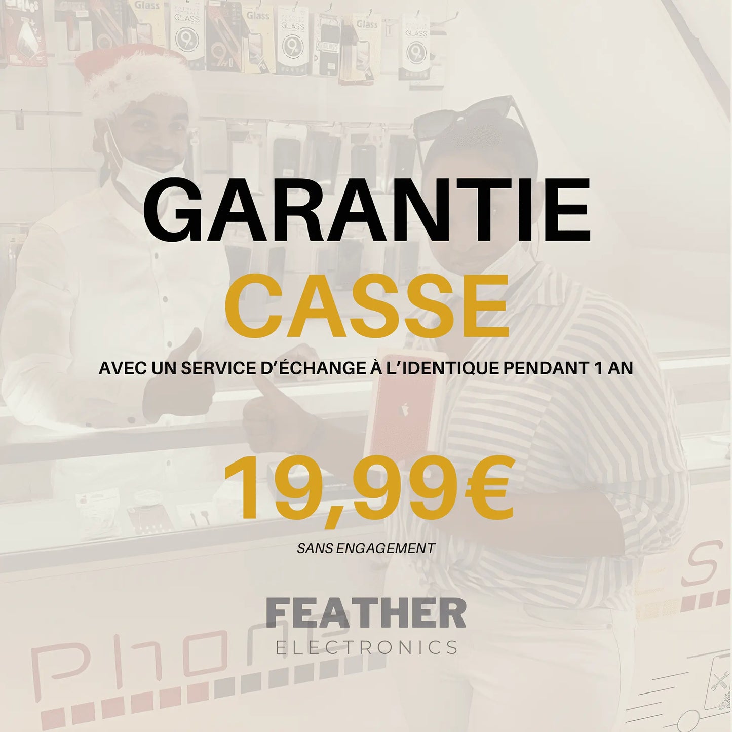 Garantie casse - Écouteurs Feather'Beats Ma boutique