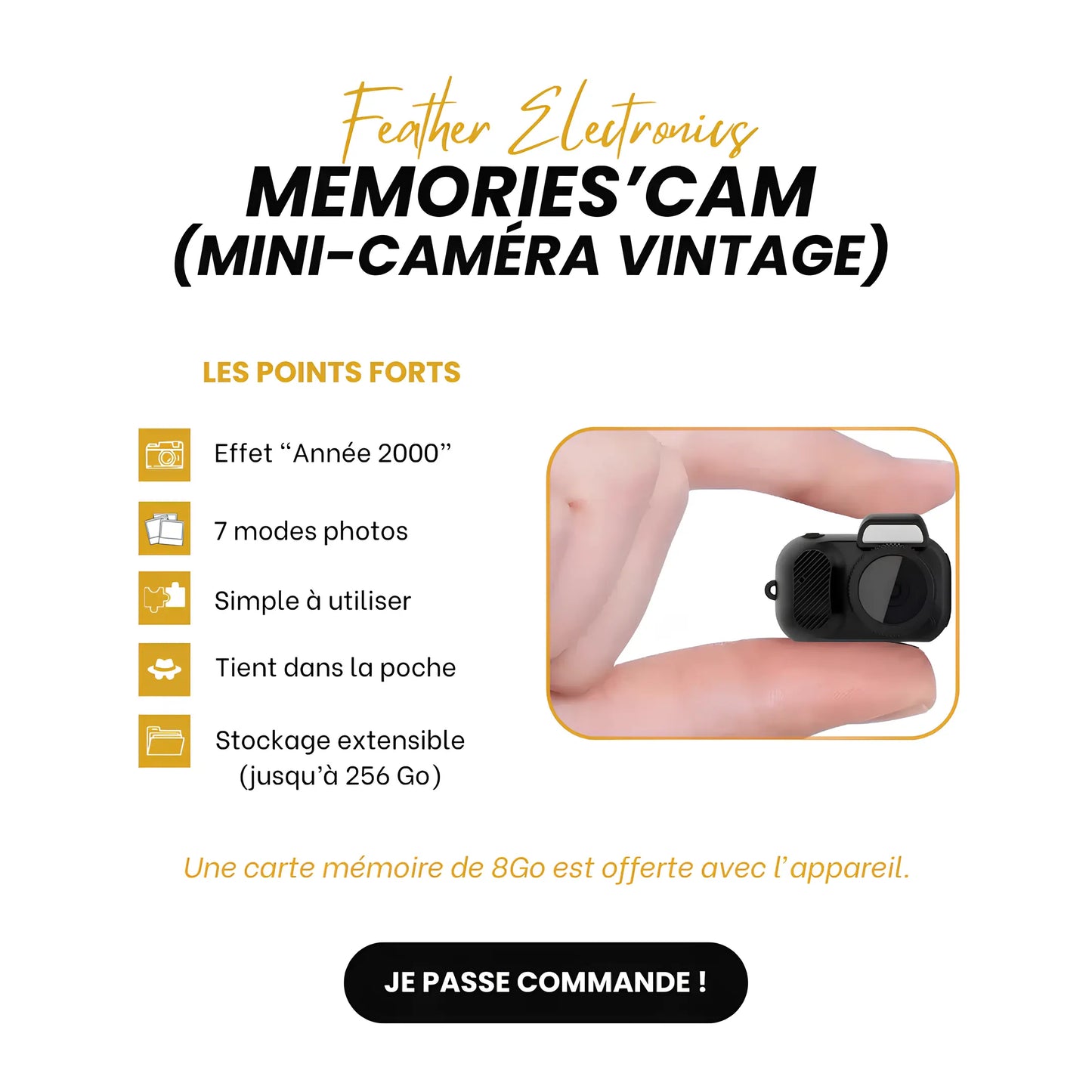 Memories'Cam FEATHER ELECTRONICS