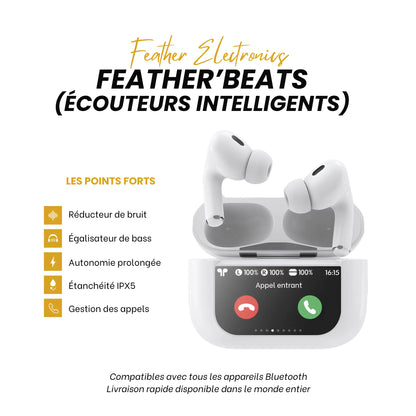 Écouteurs Feather'Beats Ma boutique